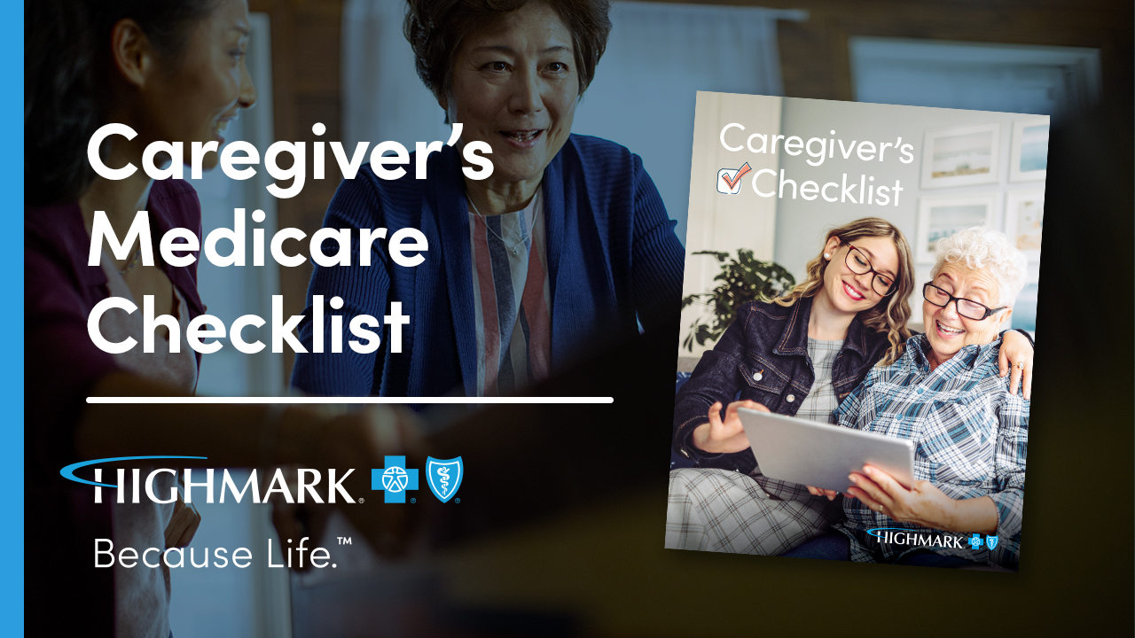 Screenshot of the Caregiver's Medicare Checklist video